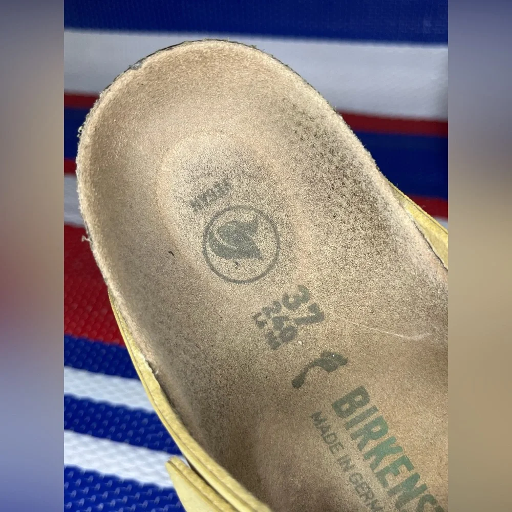 Women’s - Birkenstock Florida Vegan Three Strap Tan Latte Sandals Size 6 Shoes